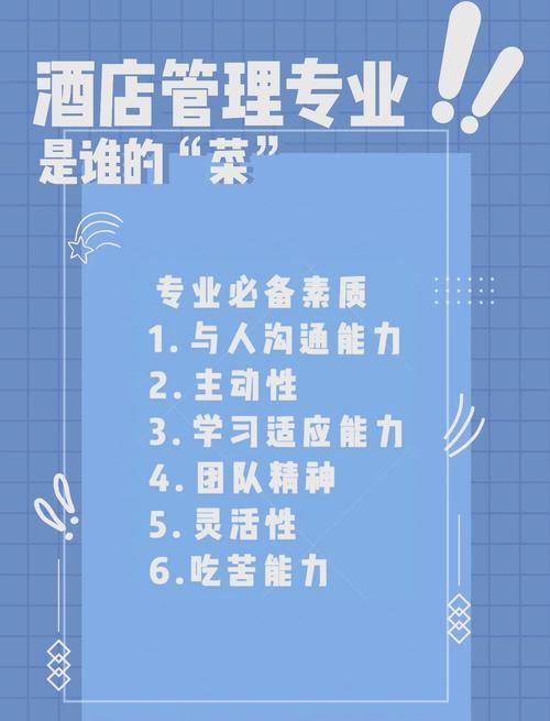 酒店管理专业:你真的适合吗?